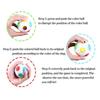 3 Peças Cubo Mágico Esférico Criativo Speed Rainbow Ball Puzzles Aprendizagem Brinquedos Educativos Para Crianças Adultos Escritório Antiestresse Presente