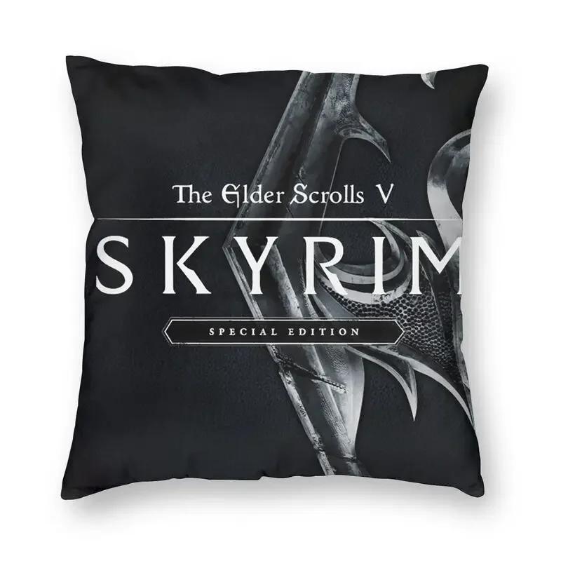 Personalized Hey You You're Finally Awake Cushion Covers Sofa Home Decor Skyrim Meme Square Throw Pillow Cover 45x45cm
