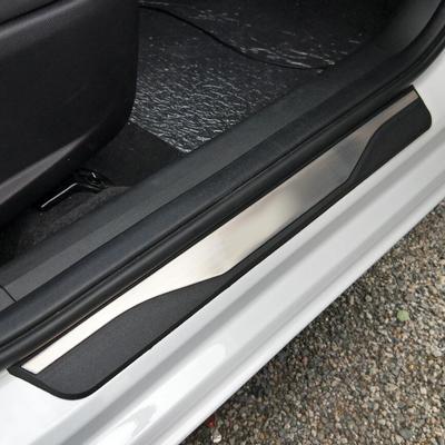 For MG 4 MG4 EV 2024 2025 Auto Door Sill Cover Kick Scuff Plate Guard Pedal Trims Sticker Car Styling Accessories