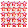 25Pcs FivePointed Star Shaped LED Brooch Christmas Pin Badge for Children Gift Party Favors