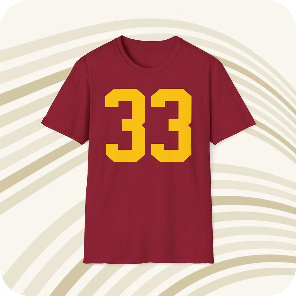 Marcus Allen USC Trojans #33 NCAA Jersey T shirt - Front & Back Print