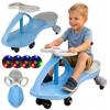 [5] Gravity Tretauto mit leuchtenden Rädern für Kinder LED BLAU ALV-U146N