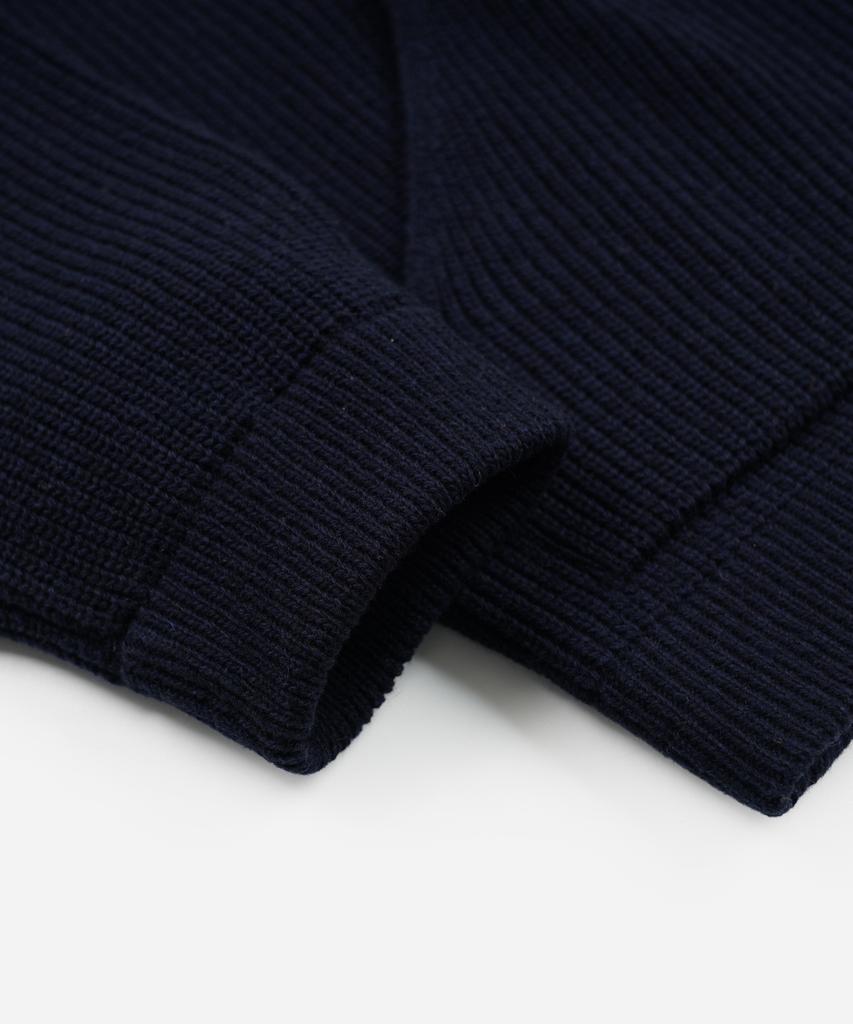 Frizmworks Ultra Heavyweight Collar Cardigan _ Navy