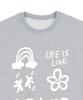GRAVER [Unisex] Multi 1 Logo Sweatshirt_Gray