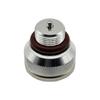 M30x1.5/M20x1.5 Black/Silver Motorcycle Fuel Tank Caps With Oil Temperature Gauge 0-200℃ Pointers Dial Meter  For Kawasaki 87-98