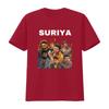 SURIYA Tamil T shirt vintage Washed Stretched Soft designer clothes Breathable fashion Slightly Versatile Comfortable graphic