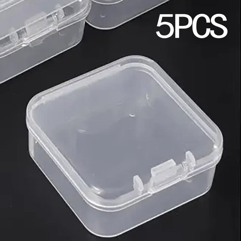 1/5/10pcs- Grids DIY Diamond Painting Multifunctional Storage Box, Nail Art Jewelry Rhinestone Mosaic Storage Container