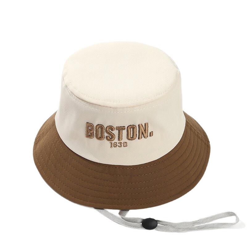 Baby Sun Hat For Kids With Wide Brim And Embroidered Letters For Spring And Fall Outdoor Protection