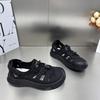 Summer 2025 New Versatile Thick-soled Breathable Non-slip Wading Outdoor Shoes Hollow Casual Sports Sandals Women's Outer Wear