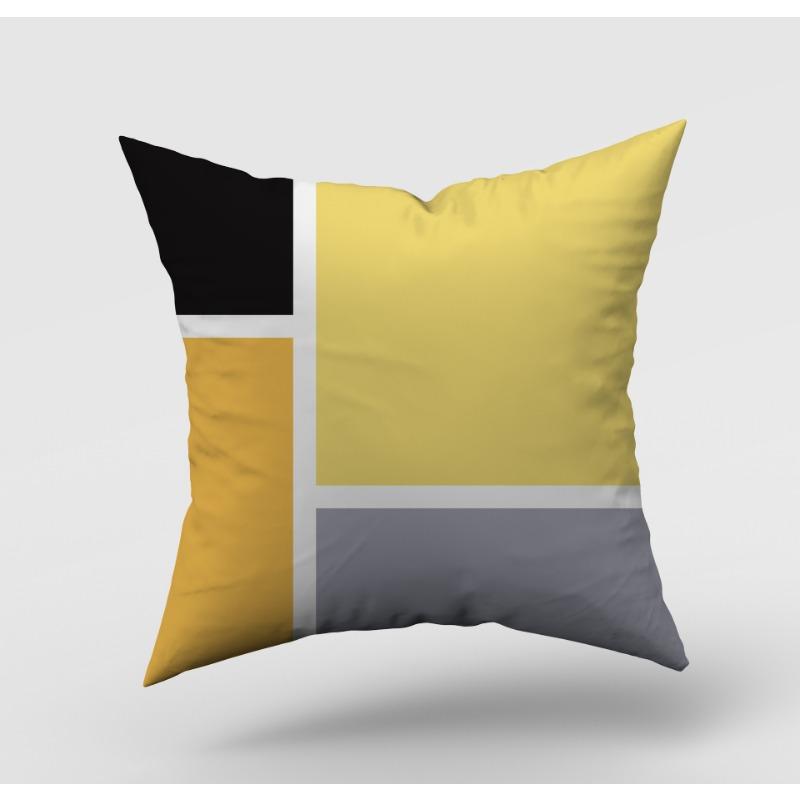 Modern Simple Black and White Geometric Pillow Case Home Sofa Pillow Cushion Cover
