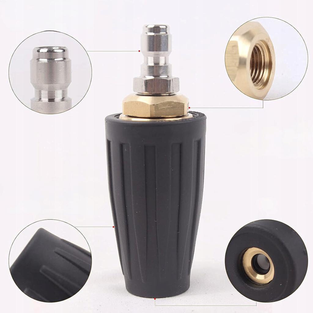 Rosfix Dysza Rotacyjna do Myjki Ciśnieniowej – Wzmocniona Budowa z Ceramiczną Wkładką | Max Ciśnienie 150 Bar | Kompatybilna z Lavor Vertigo 26