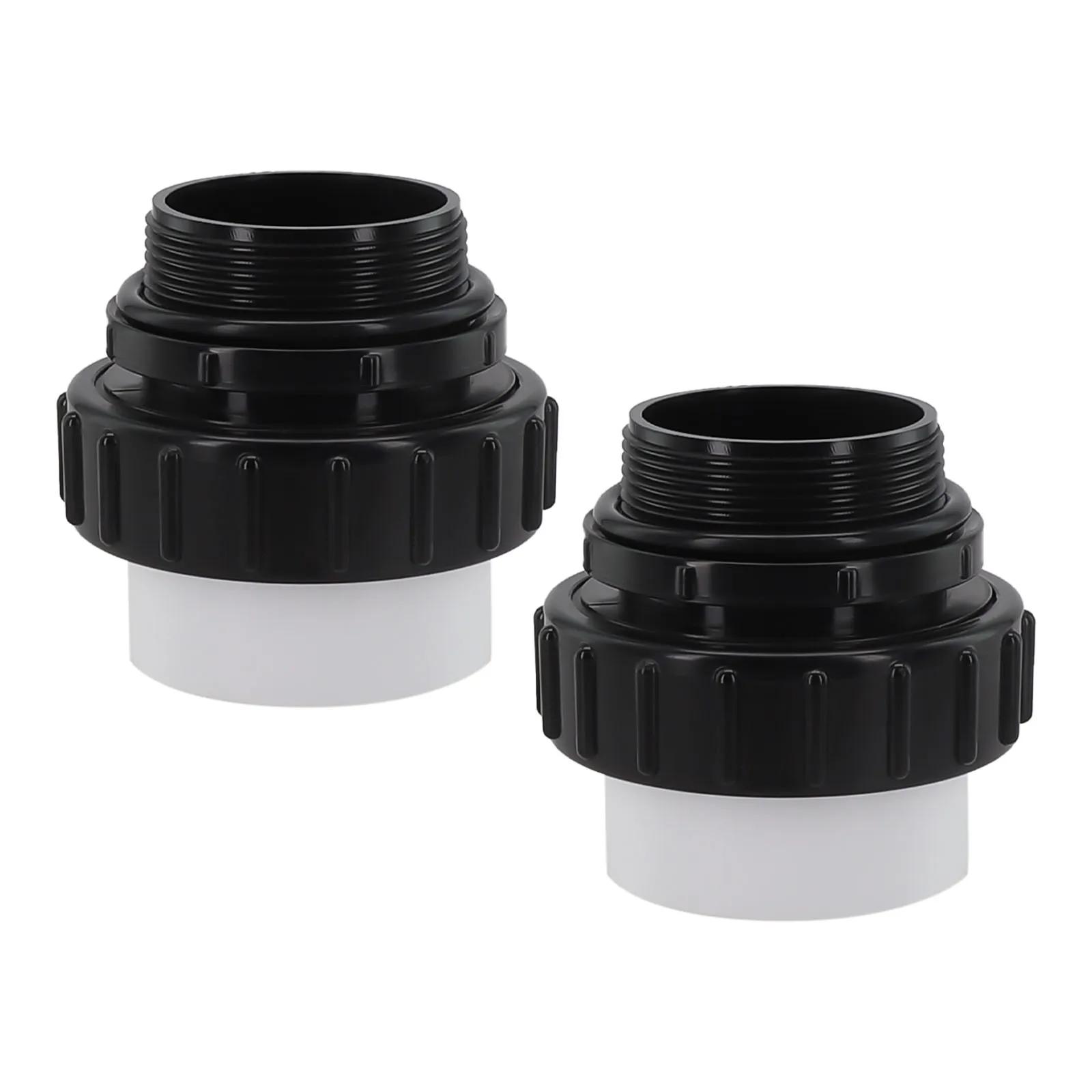 

2/4pcs Adapter Unions For-For-Whisperflo For-Intelliflo Pool Pumps 2inch MIP X 2in PVC Adapter Union Pool Parts