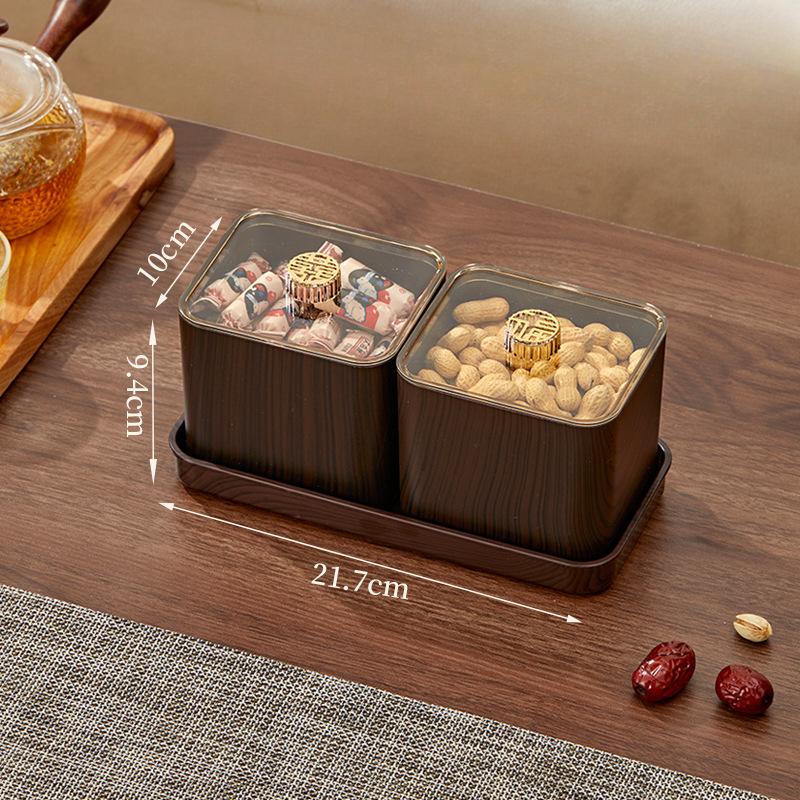 

Світла розкіш Імітація Деревної Текстури Фруктова Тарілка для Домогосподарства Високоцінна Ретро Цукерниця Велика Місткість Вітальня Вологостійка Горішниця no specification