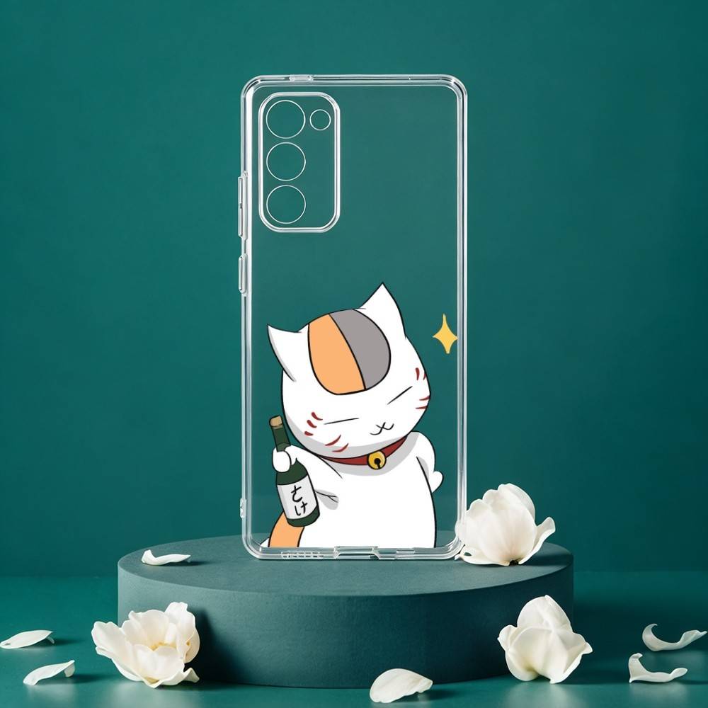 N-Natsumes B-Book of F-Friends Phone Case For Samsung Galaxy S24 S25 S23 S22 S21 Plus S24 S25 Transparent Cover Case