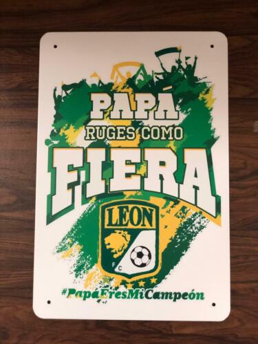 

Papa Ruges Como Fiera Leon Mexico Tin Metal Sign 20x30 cmAluminum 20x30cm（7.8x11.8inch）