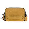 New Charter Cow Leather Shoulder Bag, Crossbody Bag Trumpets Women's Yellow C2609-EBV
