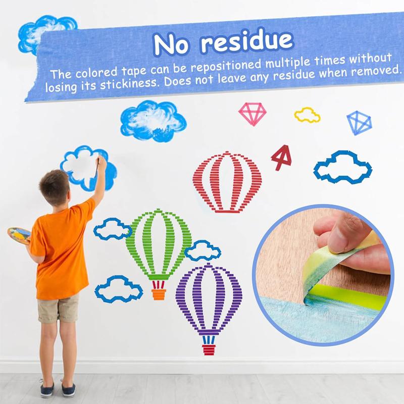 60 Rolls Washi Masking Tape Set 8mm/15mm Wide Decorative Craft Tape Collection For Scrapbook DIY Crafts Gift Wrapping Planner