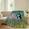 N-Naoto Hidaka Art Blanket Warm Soft Suitable For Bedroom Sofa Bed Living Room Office Travel Camping Gifts
