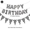 Checkered Race Car Party Tablecloths Black White Checkered Flag Tablecloth Racetrack Tablecover Racing Birthday Party Supplies