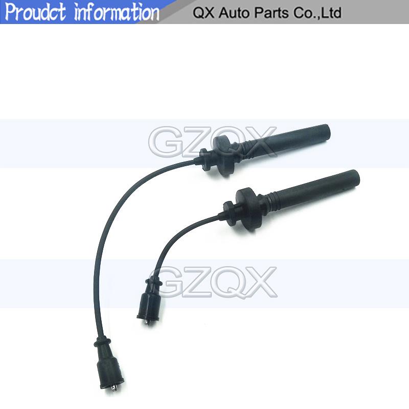 CAPQX Катушка зажигания и Зажигание Для Mitsubishi Lancer 4G18 2005 2006 2007 2008 Комплект проводов зажигания 2pcs cable