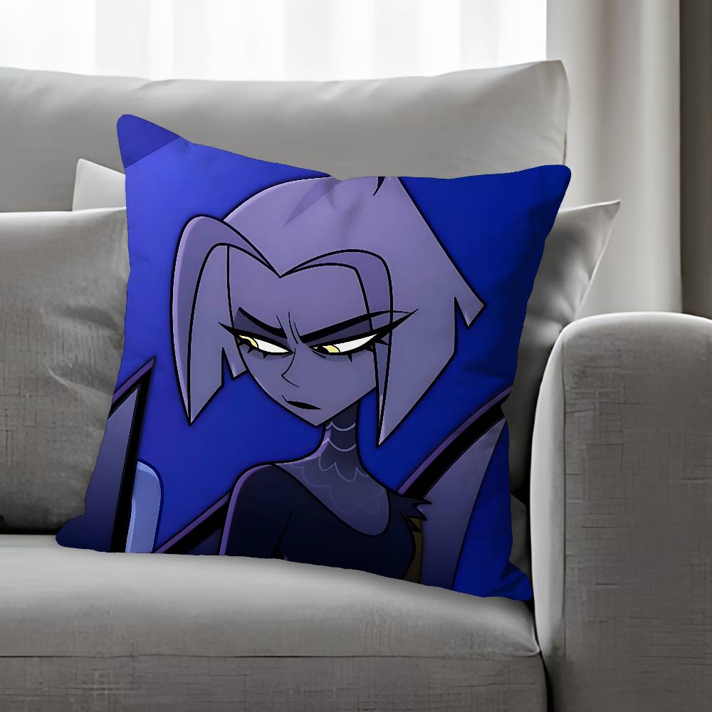 Lute HHazbinES Anime Celebrity Merchandise AllMatch Printed Pillow Case Sofa Car Office Room Decoration Protector