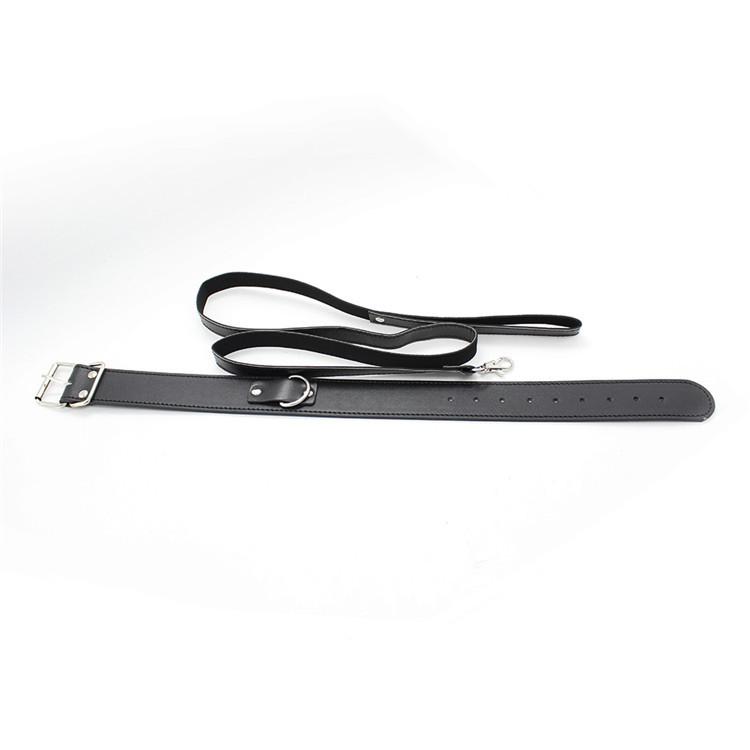 Collar Leash Leather Harness Pink Red Black   Kink Fetish Collars & Leashes