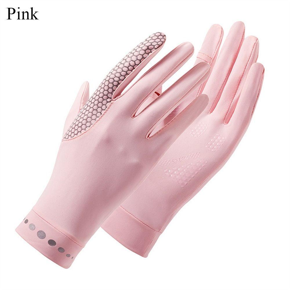 Thin Sunscreen Gloves Elastic Cycling Driving Gloves Fashion Sun Protection Gloves  Running Sports