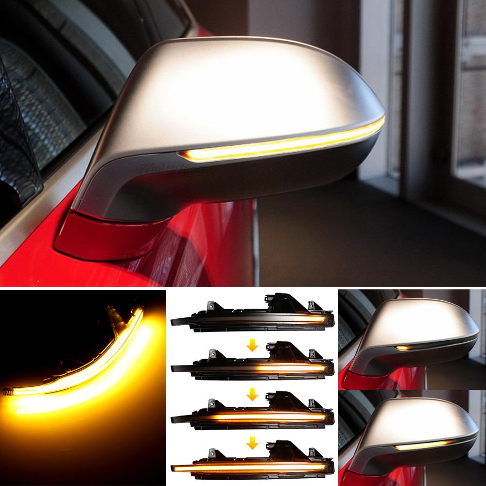 For  A7 S7 RS7 LED Rearview Mirror Turn Signal Light Dynamic Sequential Indicator Blinker 2011 2012 2013 2014 2015 2016 2017