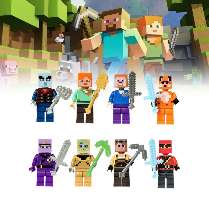 Factory World Mini Figurine Building Blocks Compatible With Lego Colorful Plastic Toys