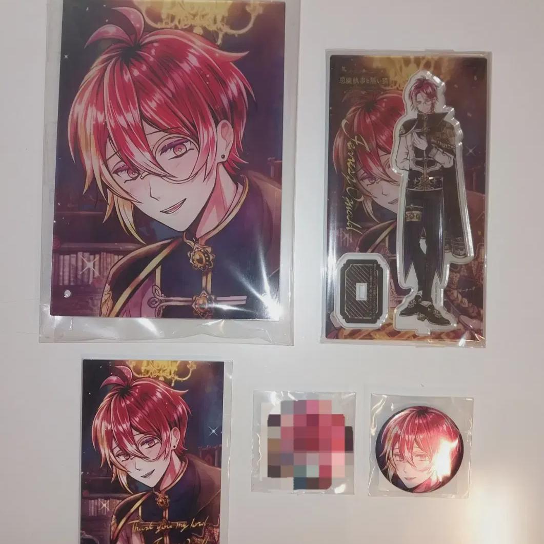 

Akuneco Peness Birthday Full Set Acrylic Stand Badge Bromide Qr Devil Butler