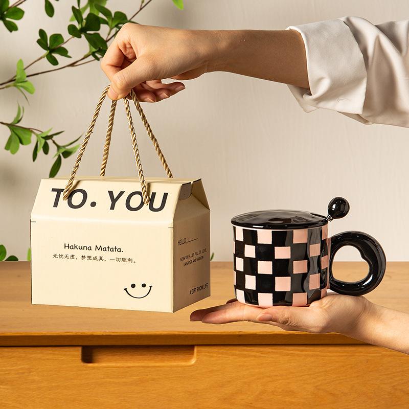 Graduation Gift To Teacher Student Gift Souvenir Girl Ceramic Mug Water Cup Practical Cup Gift Box Men