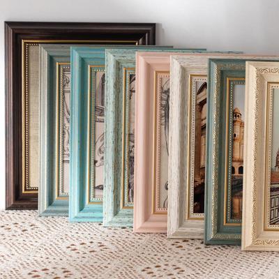 Evropský retro fotorámeček - stolní 6 palců a nástěnný A4 5 palců pro svatební studio