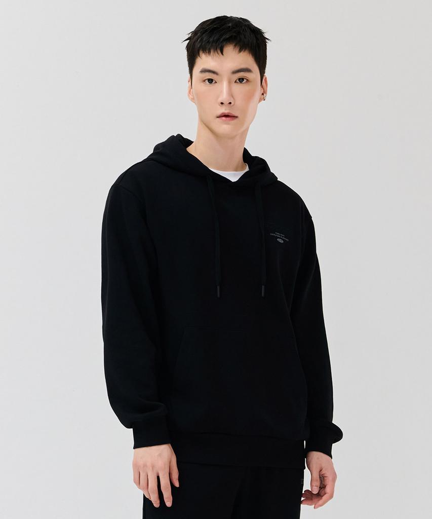 Unisex Essential Lettering Hoodie-Dezu5104B03