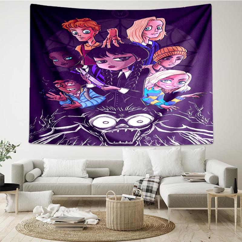 Stained Glass Gothic Romance Tapestry Hanging for Bedroom,Livingroom, Playroom,Decor Art Room Wall Tapestry Holiday and Birthday Gifts