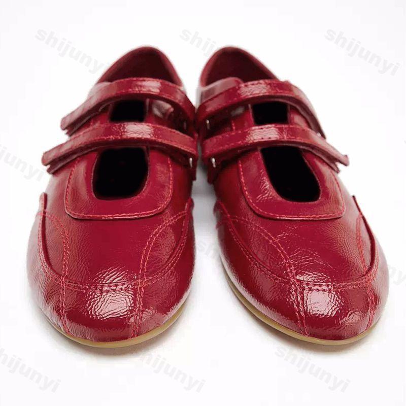 Fashion Women's Ballet Shoes 2025 Autumn New Fashion Vintage Flat Mary Jane Shoes Lightweight Comfortable Ouitdoor Non Slip Casual Shoes