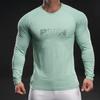 New Quick-drying Ice Silk Long-sleeved T-shirt Men's Casual Sports Fitness Outdoor T-shirt Top Men