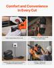 20V Portable Band Saw Kit, 65 X 65 Mm Cutting Depth, AC 220V, 360W Bandsaw with Brushless Motor, 4.0 Ah Battery, Cordless and Compact Portaband, 0-192