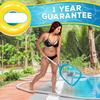 Whirlpool, Pool Handblatt-Sammlernetz mit 12-Zoll-Aluminiumstange - Tiefer Ultrafeinmaschiger Korb zum Aufsammeln kleinster Ablagerungen