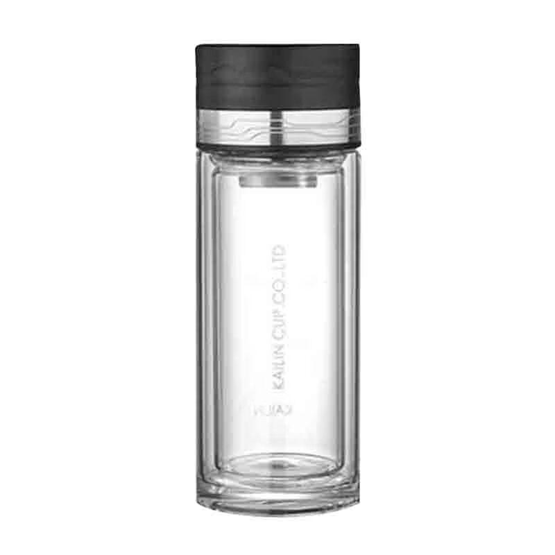 KAILIN 260ml Double-Layer Glass Tea Infuser Bottle