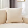 Jacquard Knitte Twill Throw Pillow Cover Gentle Solid Decorative Square Cushion Case Used For Sofa Furniture Bedroom Home 45x45cm Cozy Pillowcase