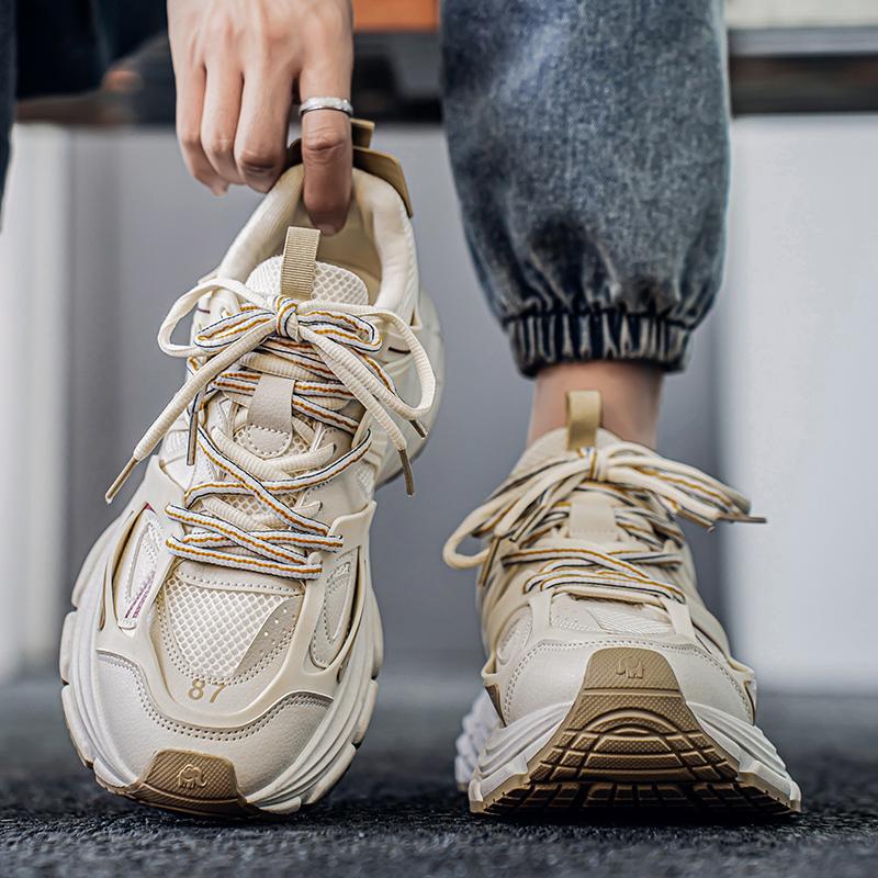 New Men's  Walking Shoes,sneakers Strolling Shoe Lightweight Daily Wear  Cushioned Rebound Breathable Outdoor Running Shoes