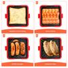 Non-stick Microwave Toaster Detachable Toastie Sandwich Cooker Sandwich Grill Plate  Easy To Clean