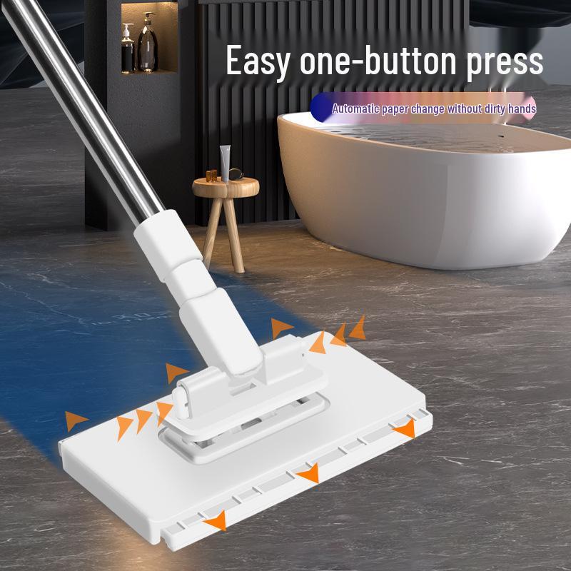 Hands-Free Face Towel Clip & Mop: Easy Disassembly, Automatic Clip for Secondary Use with New Press Design.