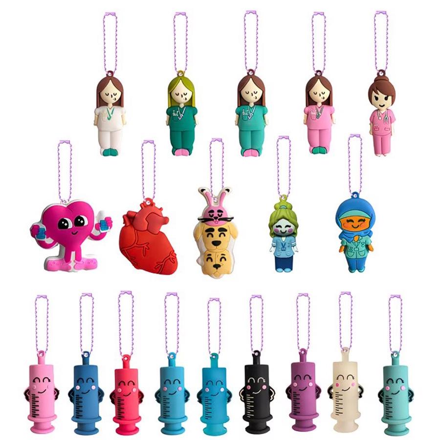 Syringe-Shaped Ampoule Opener Keychain: Nurse's Day Gift & Promotional Item