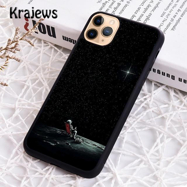 Krajews Astronaut Stars Constellation Phone Case Cover For iPhone 17 Air 16 15 14 plus 11 12 13 pro max Plus coque Fundas