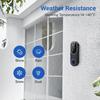 Videocitofono Intelligente Wireless, Telecamera di Sicurezza Esterna HD, Campanello Intelligente per la Sorveglianza Domestica