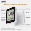 Temtop CO2 Portable Air Quality Monitor with Thermometer and Large Supports 5000 for and School Monitor, Hygrometer, Real-Time Detection, Screen, Ppm,
