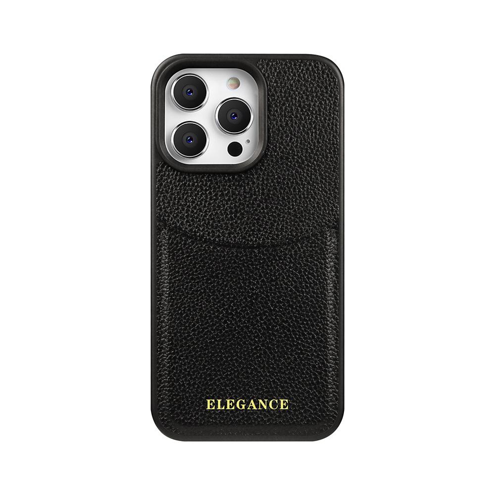 Card Phone Case for Apple iPhone16 Pro Max Plus- Drop-Resistant PU Leather Card Holder Phone Cover for iPhone 16/15/14/13/12/11/Pro/Plus/Promax