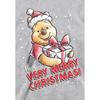 Winnie the Pooh Childrens/Kids Have A Very Merry Christmas! Heather Hoodie