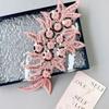 Heavy Industry Mesh Handmade Beaded Sequins Three-Dimensional Flower Embroidery Applique Wedding Dress Hair Accessories Decorative Cloth Stickers